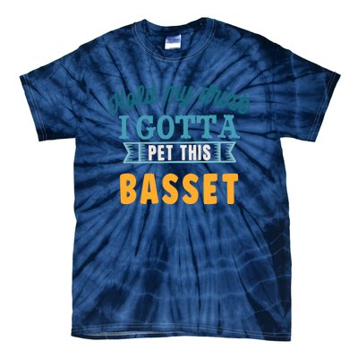 Hold My Drink I Gotta Pet This Basset Hound Tie-Dye T-Shirt