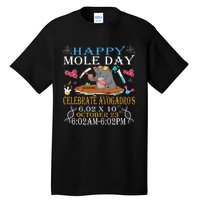 Happy Mole Day Celebrate AvogadroS Mole 6.02 X 10 October Tall T-Shirt