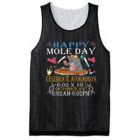 Happy Mole Day Celebrate AvogadroS Mole 6.02 X 10 October Mesh Reversible Basketball Jersey Tank