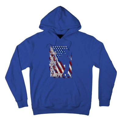 Happy Memorial Day Remember And Honer Funny Gift Cute Gift Hoodie