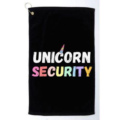 Halloween Mother Daughter Costume Unicorn Security Dad Mom Platinum Collection Golf Towel