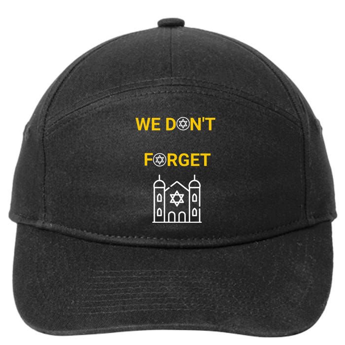 Holocaust Memorial Day Design 7-Panel Snapback Hat