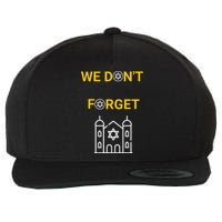 Holocaust Memorial Day Design Wool Snapback Cap