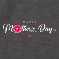 Happy Mothers Day Flower Gift Vector Backpack