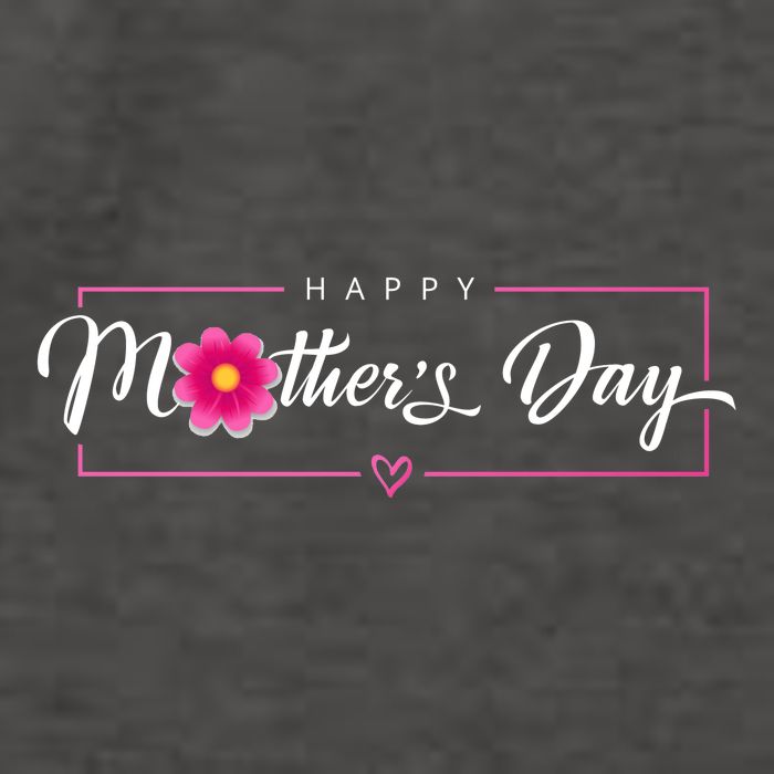 Happy Mothers Day Flower Gift Vector Backpack