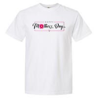 Happy Mothers Day Flower Gift Garment-Dyed Heavyweight T-Shirt