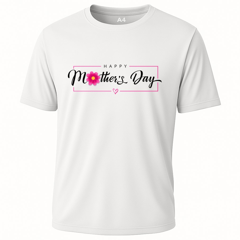 Happy Mothers Day Flower Gift Cooling Performance Crew T-Shirt