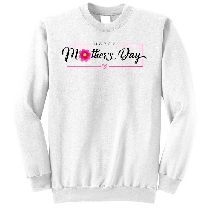 Happy Mothers Day Flower Gift Sweatshirt