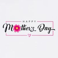 Happy Mothers Day Flower Gift Flatbill Hat