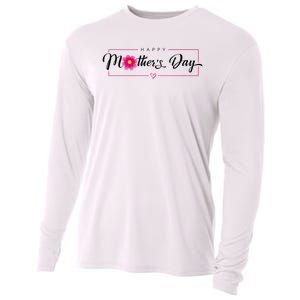 Happy Mothers Day Flower Gift Cooling Performance Long Sleeve Crew