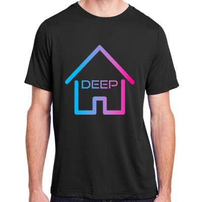 House Music Deep House EDM Rave Festival Adult ChromaSoft Performance T-Shirt