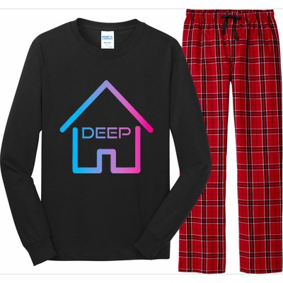 House Music Deep House EDM Rave Festival Long Sleeve Pajama Set