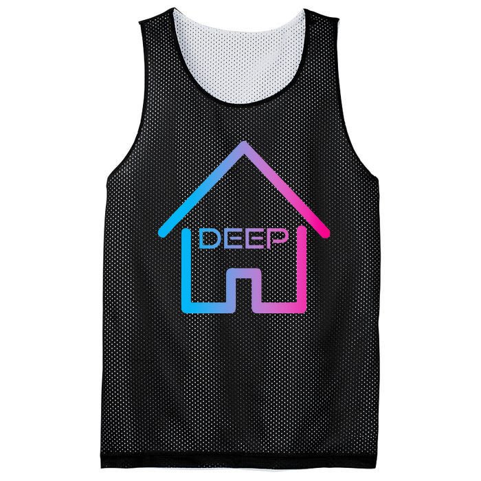 House Music Deep House EDM Rave Festival Mesh Reversible Basketball Jersey Tank