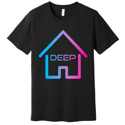 House Music Deep House EDM Rave Festival Premium T-Shirt