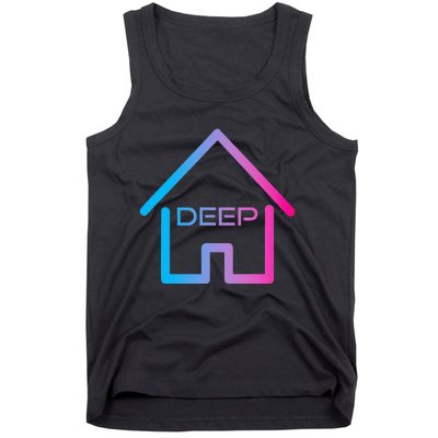 House Music Deep House EDM Rave Festival Tank Top