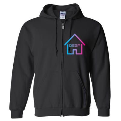 House Music Deep House EDM Rave Festival Full Zip Hoodie