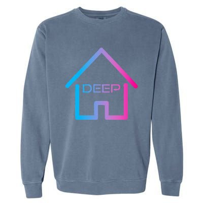 House Music Deep House EDM Rave Festival Garment-Dyed Sweatshirt