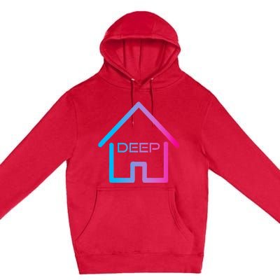 House Music Deep House EDM Rave Festival Premium Pullover Hoodie