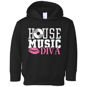 House Music Diva DJ EDM Rave Music Festival Toddler Hoodie