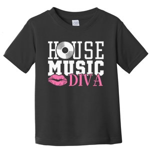 House Music Diva DJ EDM Rave Music Festival Toddler T-Shirt