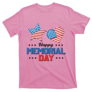 Happy Memorial Day 4th Of July American Flag Patriotic T-Shirt