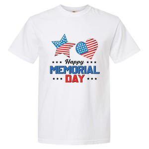 Happy Memorial Day 4th Of July American Flag Patriotic Garment-Dyed Heavyweight T-Shirt