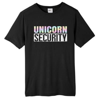 Halloween Mom Dad Daughter Unicorn Security Tall Fusion ChromaSoft Performance T-Shirt