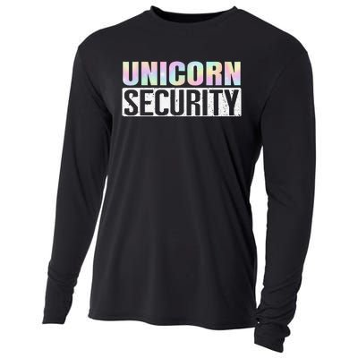 Halloween Mom Dad Daughter Unicorn Security Cooling Performance Long Sleeve Crew