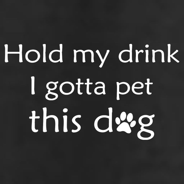 Hold My Drink I Gotta Pet This Dog 11oz C Handle Ceramic Mug