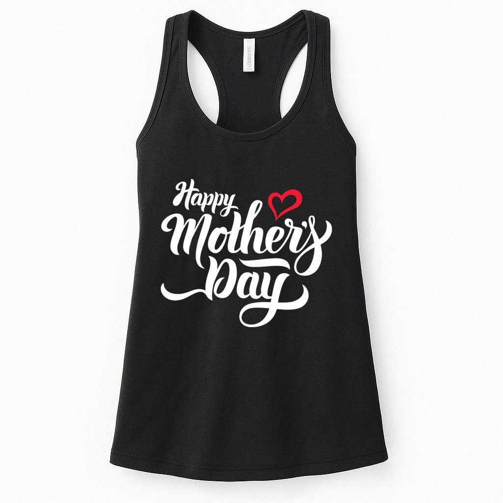 Happy Mother's Day Heart Gift Womens Tank Top