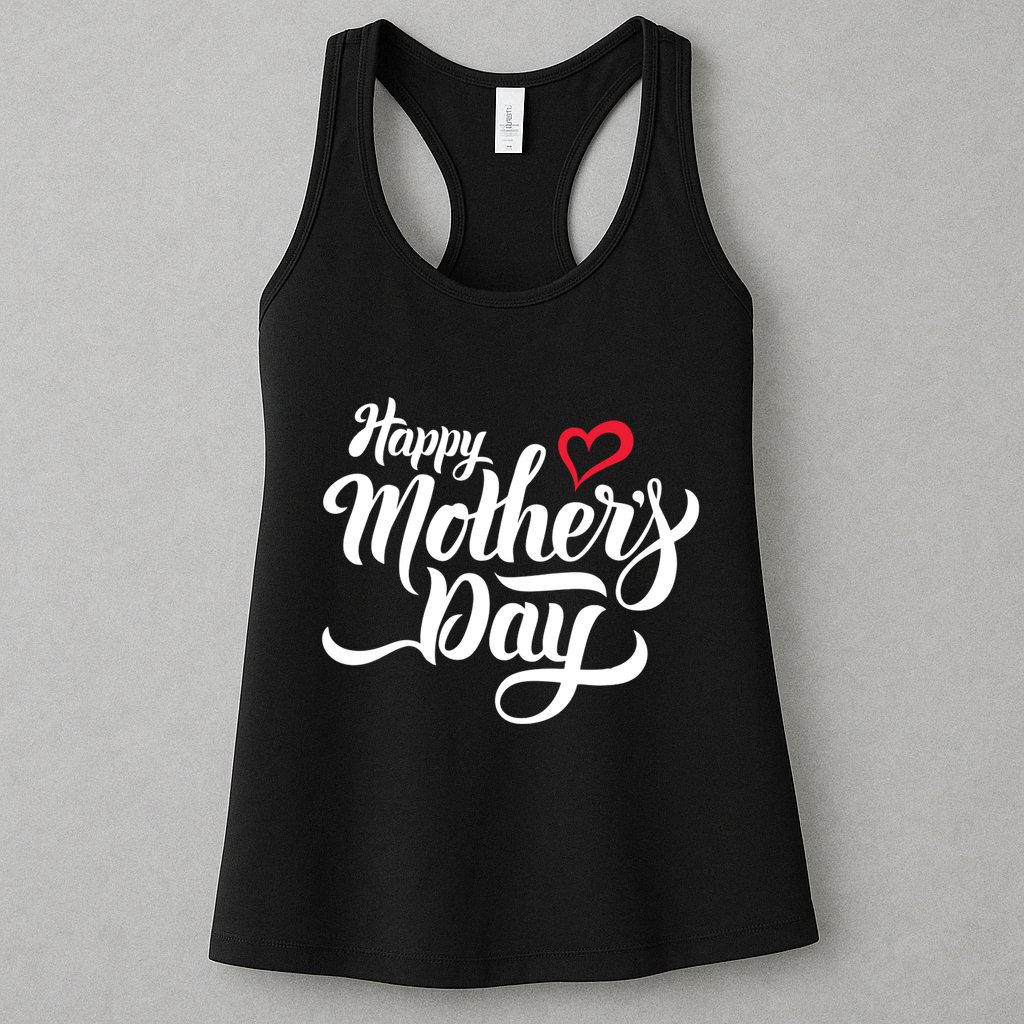 Happy Mother's Day Heart Gift Womens Tank Top