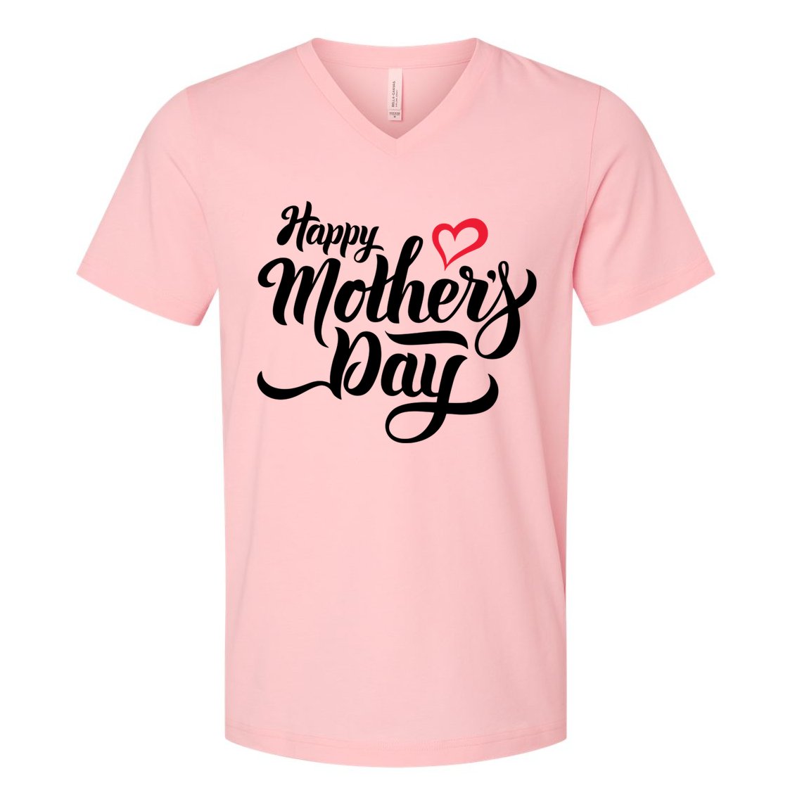 Happy Mother's Day Heart Gift V-Neck T-Shirt