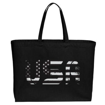 Happy Memorial Day Cotton Canvas Jumbo Tote