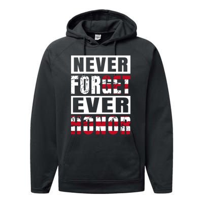 Happy Memorial Day Performance Fleece Hoodie