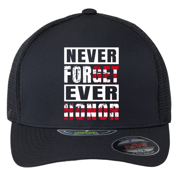 Happy Memorial Day Flexfit Unipanel Trucker Cap