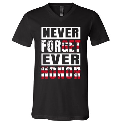 Happy Memorial Day V-Neck T-Shirt