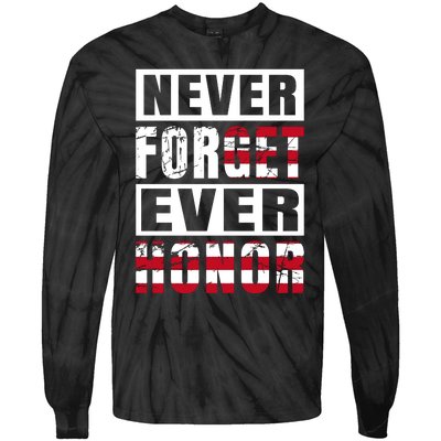 Happy Memorial Day Tie-Dye Long Sleeve Shirt