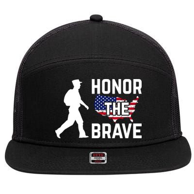 Happy Memorial Day 7 Panel Mesh Trucker Snapback Hat