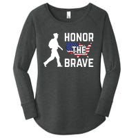 Happy Memorial Day Women's Perfect Tri Tunic Long Sleeve Shirt