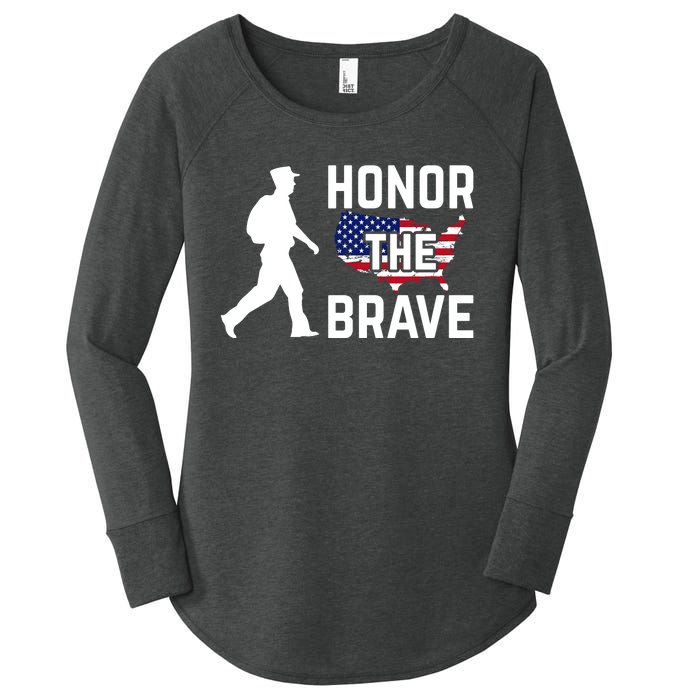 Happy Memorial Day Women's Perfect Tri Tunic Long Sleeve Shirt