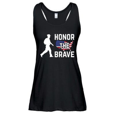 Happy Memorial Day Ladies Essential Flowy Tank