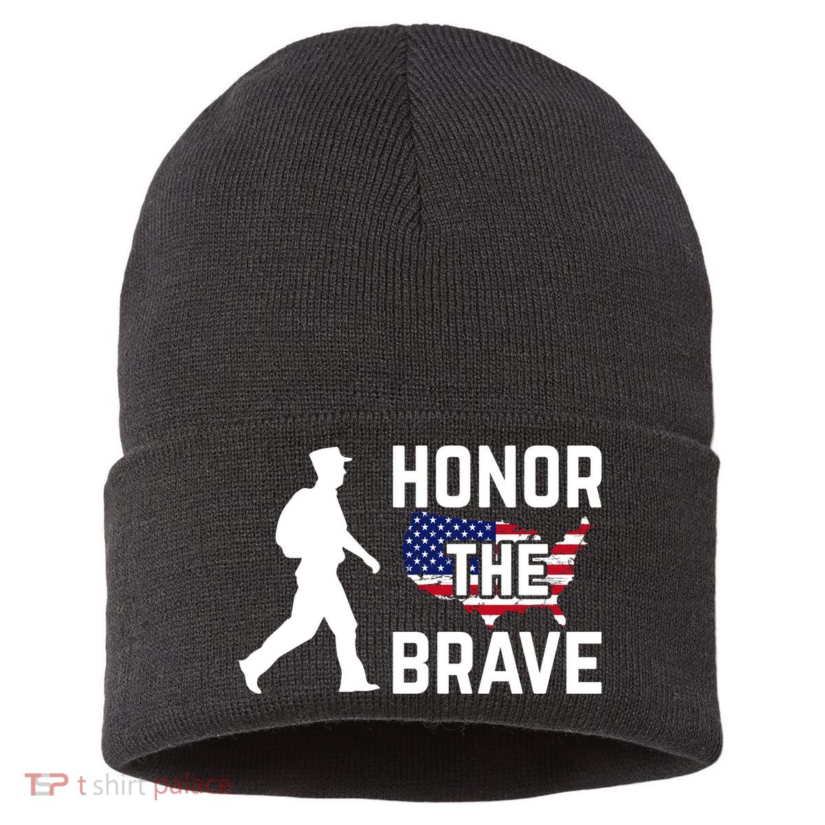 Happy Memorial Day Sustainable Knit Beanie