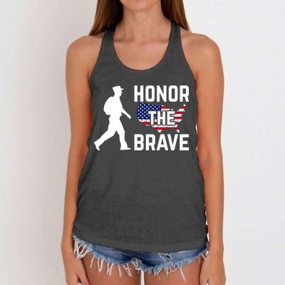 Happy Memorial Day Women's Knotted Racerback Tank