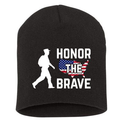 Happy Memorial Day Short Acrylic Beanie
