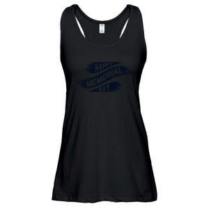 Happy Memorial Day Ladies Essential Flowy Tank