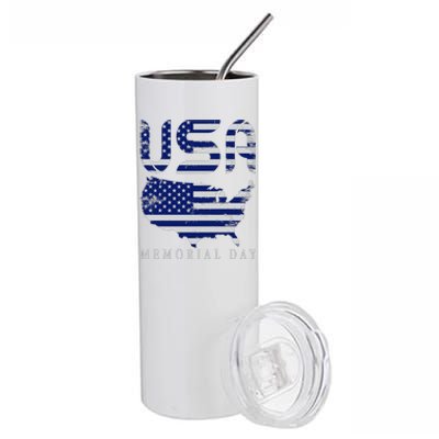 Happy Memorial Day Stainless Steel Tumbler