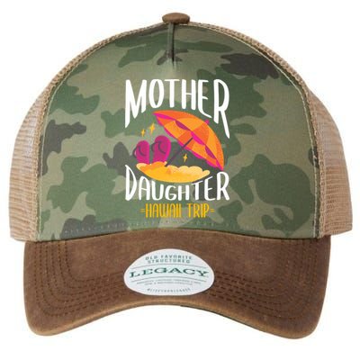 Hawaiian Mother Daughter Hawaii Trip Matching Family Group Gift Legacy Tie Dye Trucker Hat