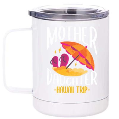 Hawaiian Mother Daughter Hawaii Trip Matching Family Group Gift 12 oz Stainless Steel Tumbler Cup