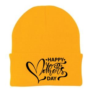 Happy Mothers Day Heart Cute Gift Knit Cap Winter Beanie