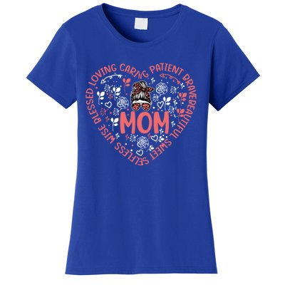 Happy Mother's Day Design Description Of Moms Love Cute Gift Women's T-Shirt